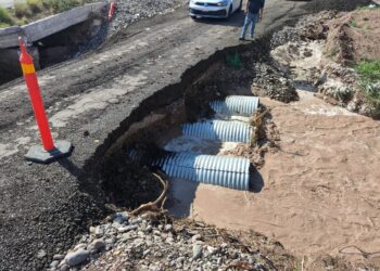 Atiende SCOP afectaciones viales por lluvias en diversos municipios del Estado