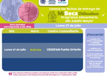 Continúa DIF Municipal con la entrega del Programa Alimentario para el Adulto Mayor