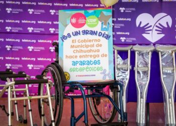 Entrega DIF Municipal aparatos funcionales al CRIT Chihuahua para fortalecer la atención de niños y adolescentes