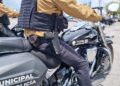 Policías en motocicletas refuerzan seguridad en avenidas, plazas comerciales e instituciones bancarias