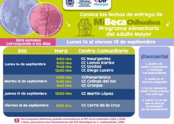 Conoce dónde entregará DIF Municipal el Programa Alimentario del Adulto Mayor esta semana