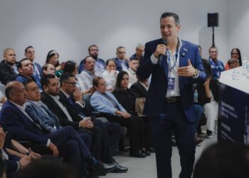 Presenta Marco Bonilla estrategia de seguridad de la Capital durante Tech Day en la Torre Centinela