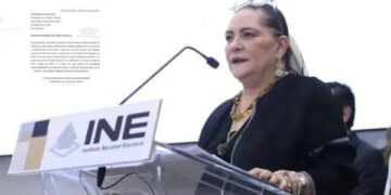 Formaliza Guadalupe Taddei su renuncia a la presidencia del INE